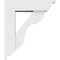 Ekena Millwork Standard Carmel Architectural Grade PVC Bracket With Traditional Ends, 5"W x 12"D x 14"H BKTP05X12X14CAR01 - alternate 3
